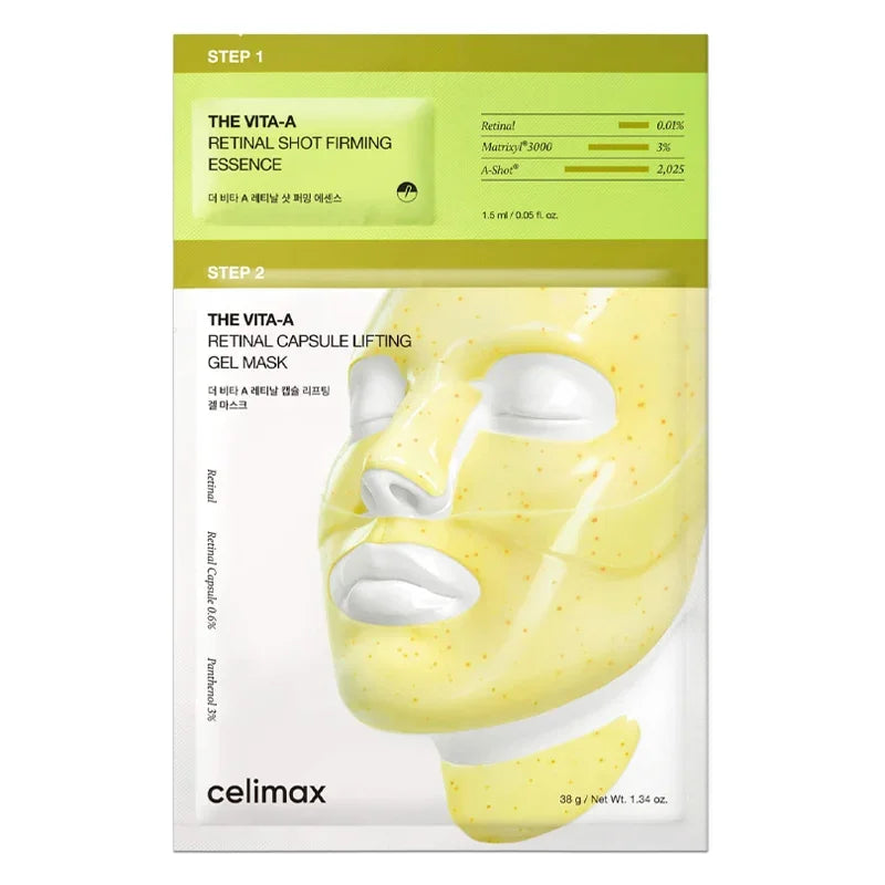 [celimax] The Vita-A Retinal Shot Tightening 2-Step Gel Mask 38g