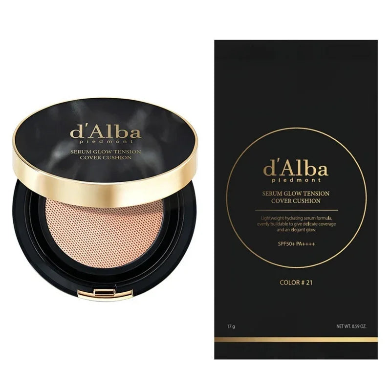 [d'Alba] Serum Glow Tension Cover Cushion with Refill SPF 50+ PA++++ 17g*2EA