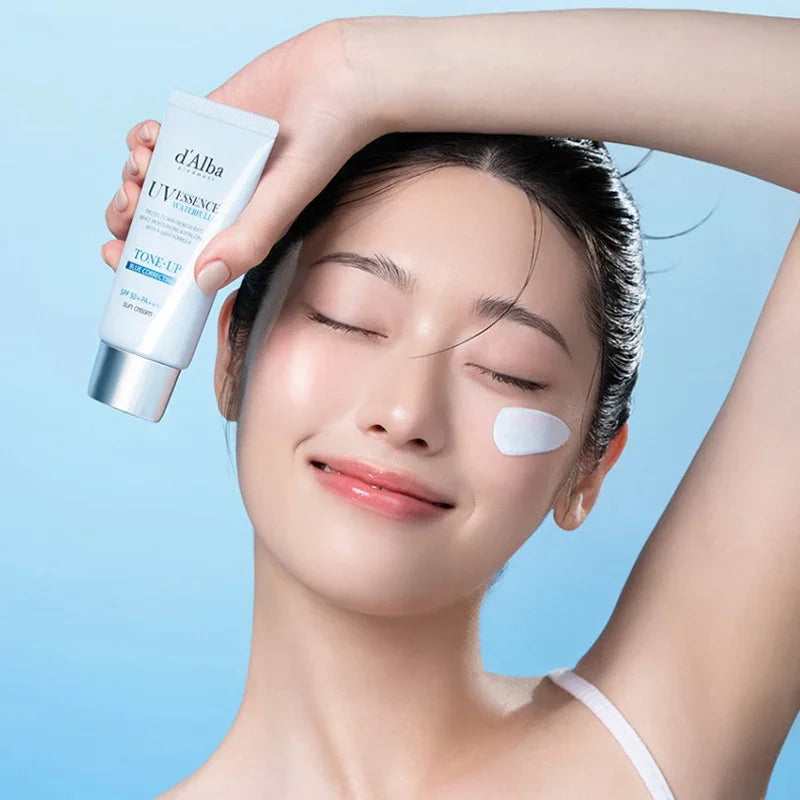 [d'Alba] Waterfull UV Essence Tone Up Sun Cream Blue Correcting SPF 50+ PA++++ 50ml