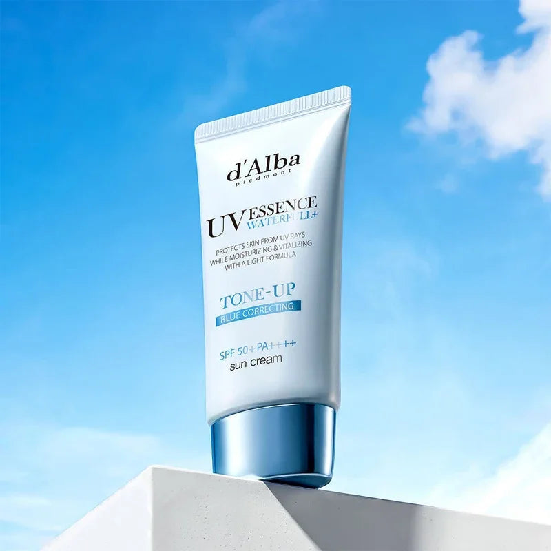 [d'Alba] Waterfull UV Essence Tone Up Sun Cream Blue Correcting SPF 50+ PA++++ 50ml