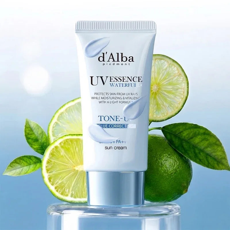 [d'Alba] Waterfull UV Essence Tone Up Sun Cream Blue Correcting SPF 50+ PA++++ 50ml