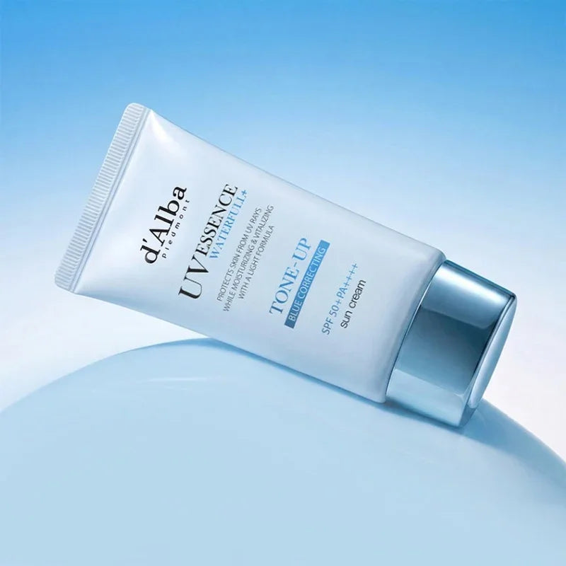 [d'Alba] Waterfull UV Essence Tone Up Sun Cream Blue Correcting SPF 50+ PA++++ 50ml