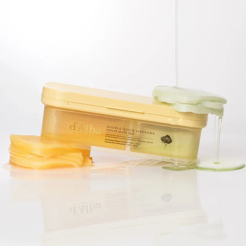 [d'Alba] Double Quick Liposome Serum Mask Pad 225ml 100EA