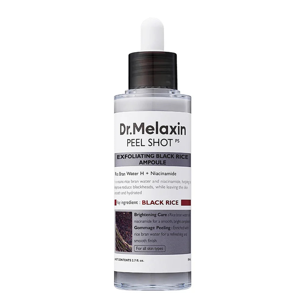 [Dr.Melaxin] Peel Shot Exfoliating Black Rice Ampoule 80ml