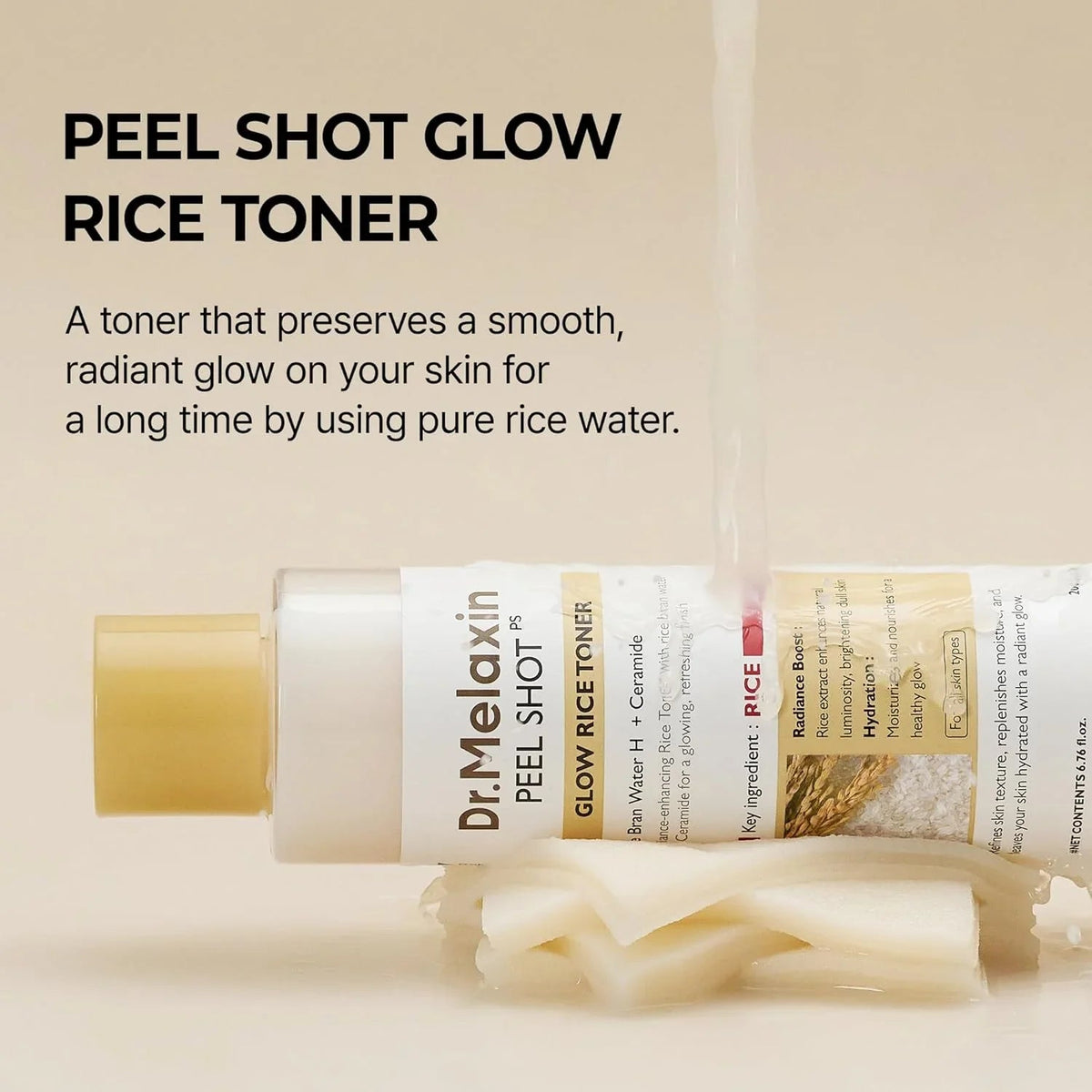 [Dr.Melaxin] Peel Shot Glow White Rice Toner 200ml
