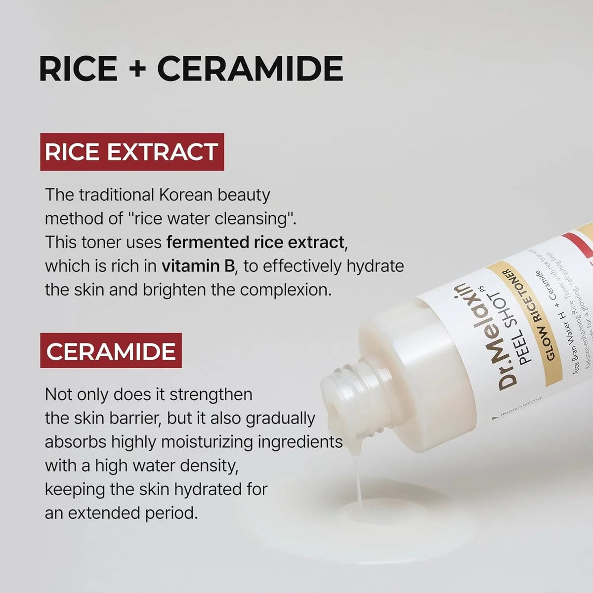 [Dr.Melaxin] Peel Shot Glow White Rice Toner 200ml