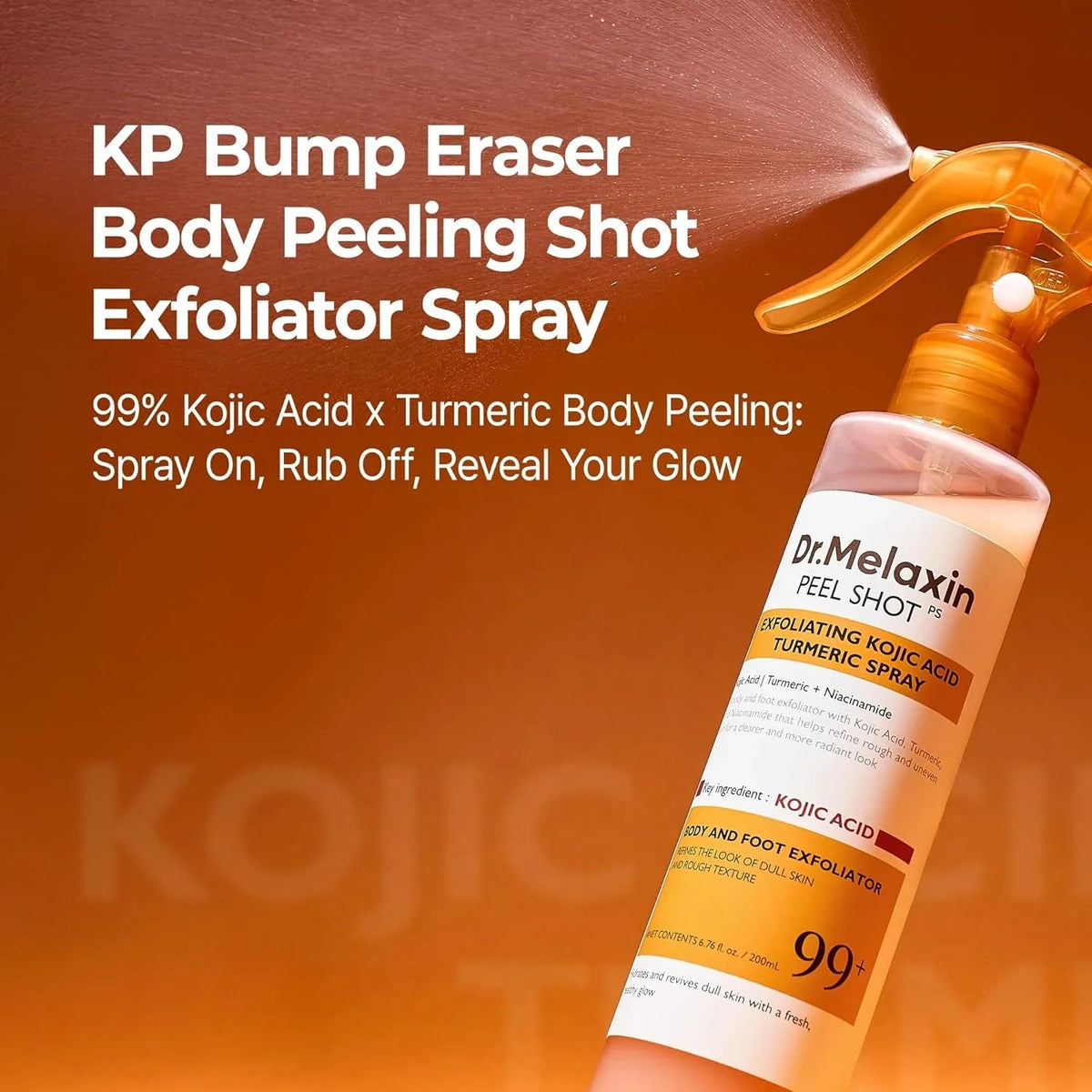 [Dr.Melaxin] Peel Shot Exfoliating Kojic Acid Turmeric Spray 200ml