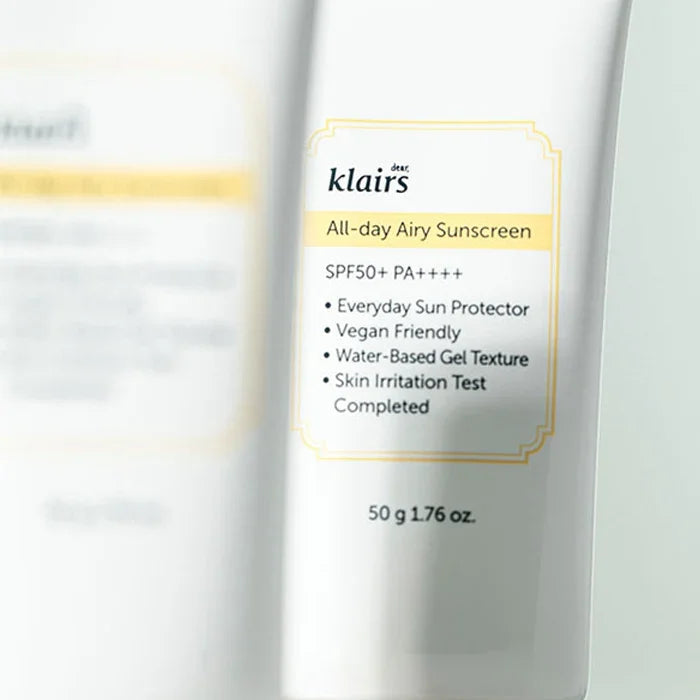 [klairs] All-day Airy Sunscreen SPF 50+ PA++++ 50g