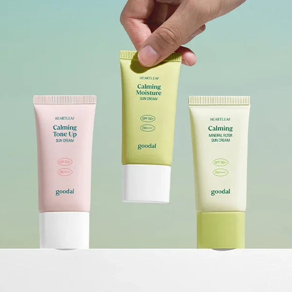 [goodal] Heartleaf Calming Mineral Filter Sun Cream SPF 50+ PA++++ 25ml/50ml