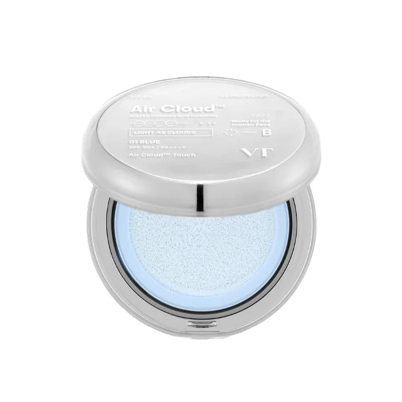 [VT Cosmetics] Air Cloud Water Powder Sun Cushion 01 Blue SPF 50+ PA++++ 12g