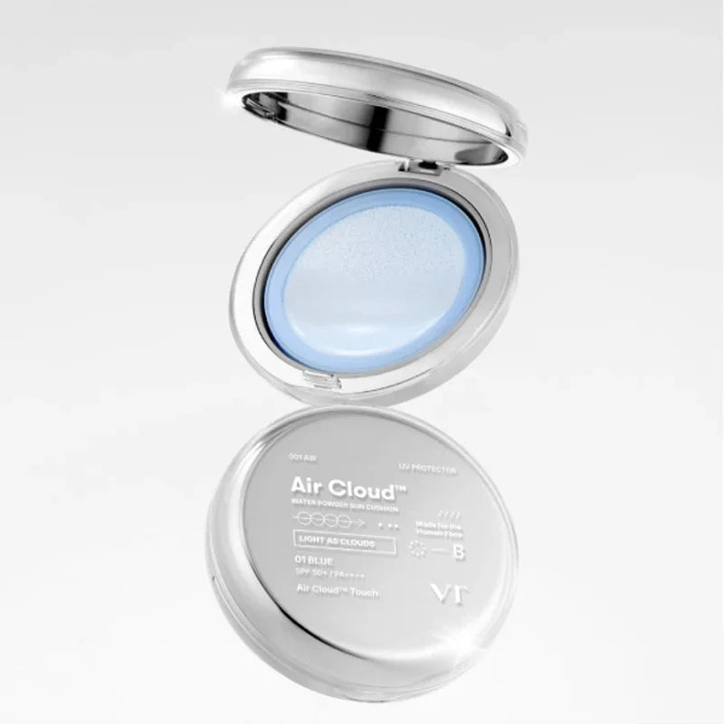 [VT Cosmetics] Air Cloud Water Powder Sun Cushion 01 Blue SPF 50+ PA++++ 12g