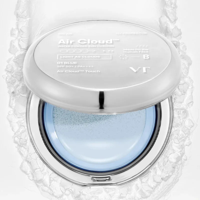 [VT Cosmetics] Air Cloud Water Powder Sun Cushion 01 Blue SPF 50+ PA++++ 12g