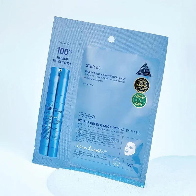 [VT Cosmetics] Hydrop Reedle Shot 100hL 2 Step Mask 5EA