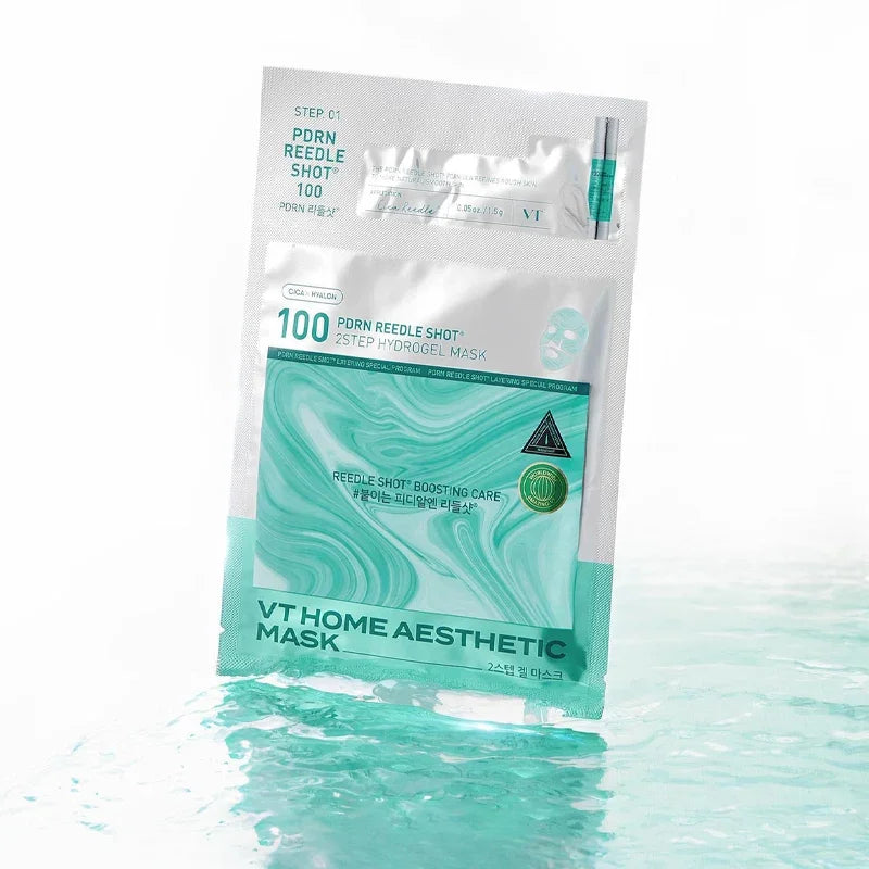 [VT Cosmetics] PDRN Reedle Shot 100 2 Step Hydrogel Mask 5EA