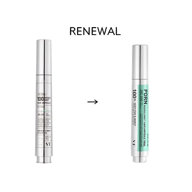 [VT Cosmetics] PDRN Reedle Shot Hair Ampoule 100dL 15ml