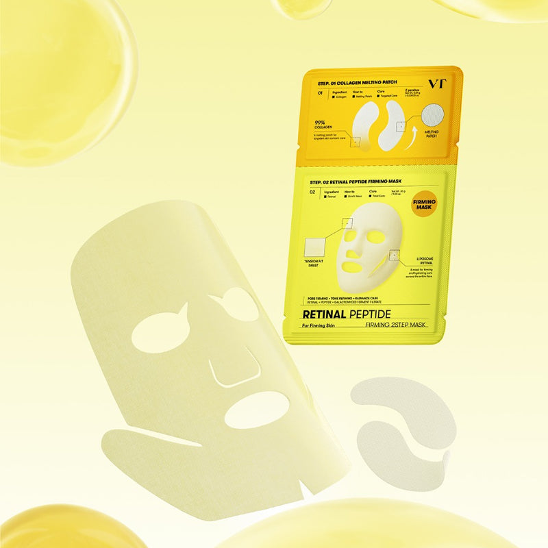 [VT Cosmetics] Retinal Peptide Firming 2-Step Mask 0.02g+30g